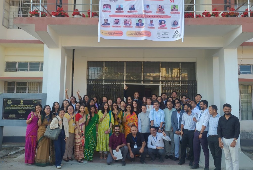 Dignitaries and participants of 10 Day Research Methodology Course on October 14. (Morung Photo)
